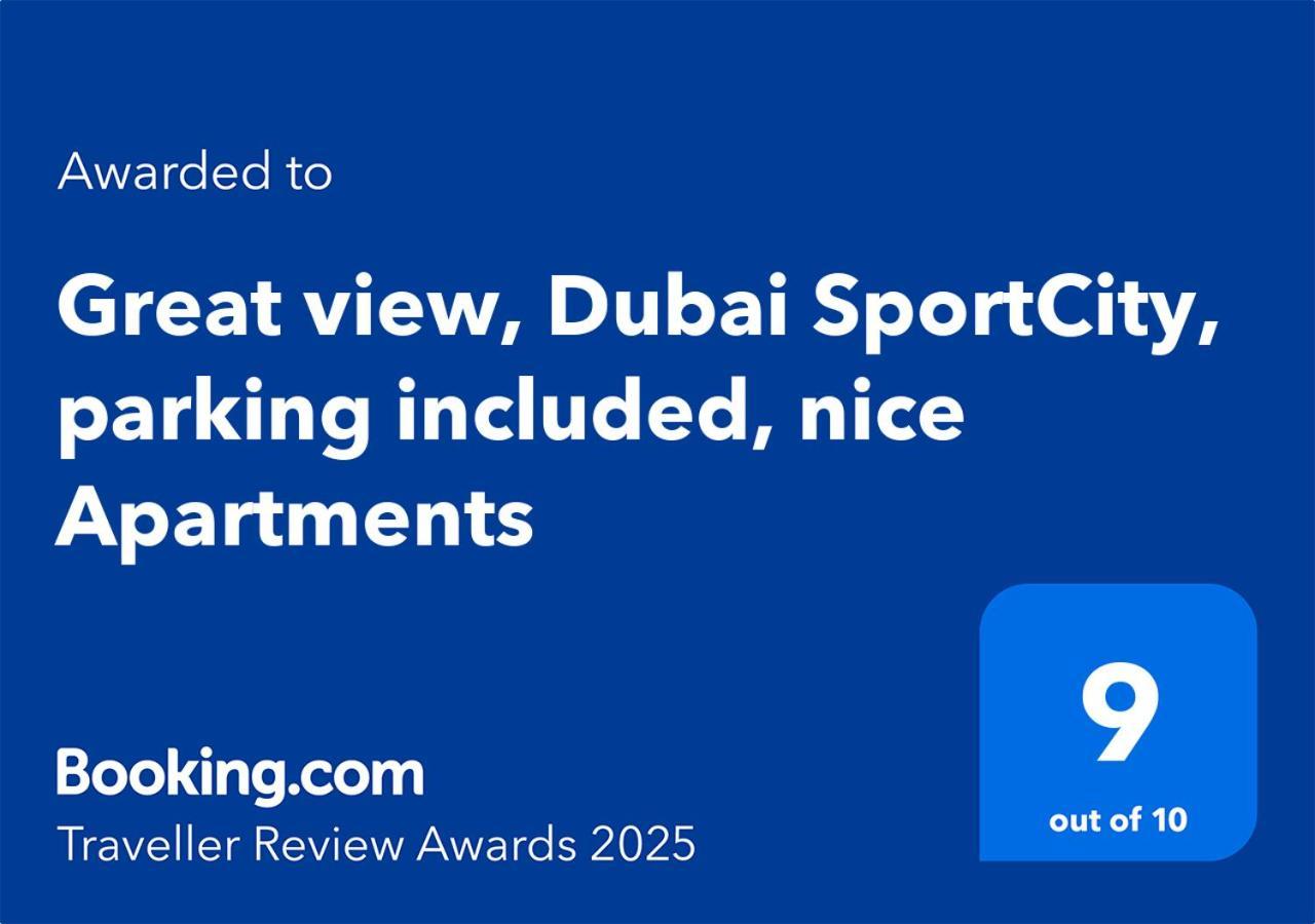 Great View, Dubai Sportcity, Parking Included, Nice Apartments Zewnętrze zdjęcie
